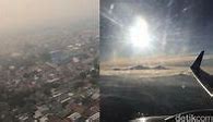 Langit Jakarta Banyak Pesawat